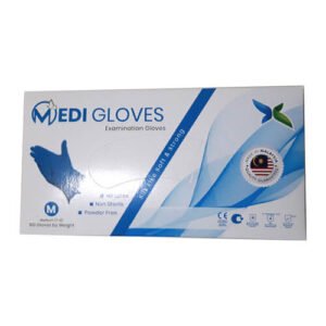 Medi Gloves Nitrile Hand Gloves – Powder Free
