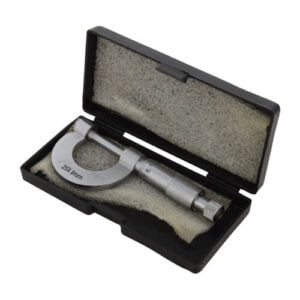 Micrometer Screw Gauge 25 mm, SS Thread in Velvet Box