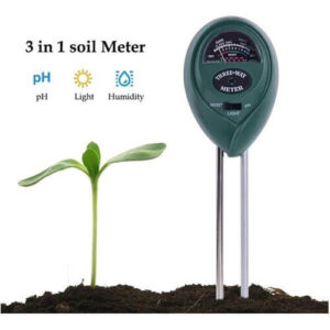 3 in 1 Plant Flowers Soil pH Tester, Moisture, Light Meter