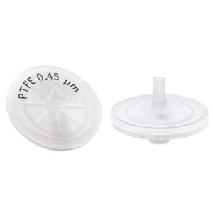 PTFE Syringe Filter 0.22um 25mm Diameter 100/Pk white Color