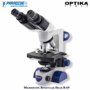 Binocular Microscope 40x-1000x objectives B-69 Optika Italy