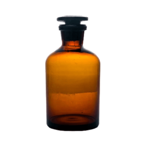 Amber Glass Reagent Bottle 500ml Narrow Mouth