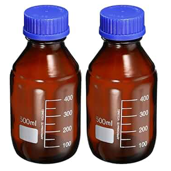 lab bottle Borosilicate Glass Amber 100ml (Pyrex) - Lab Asia Science ...